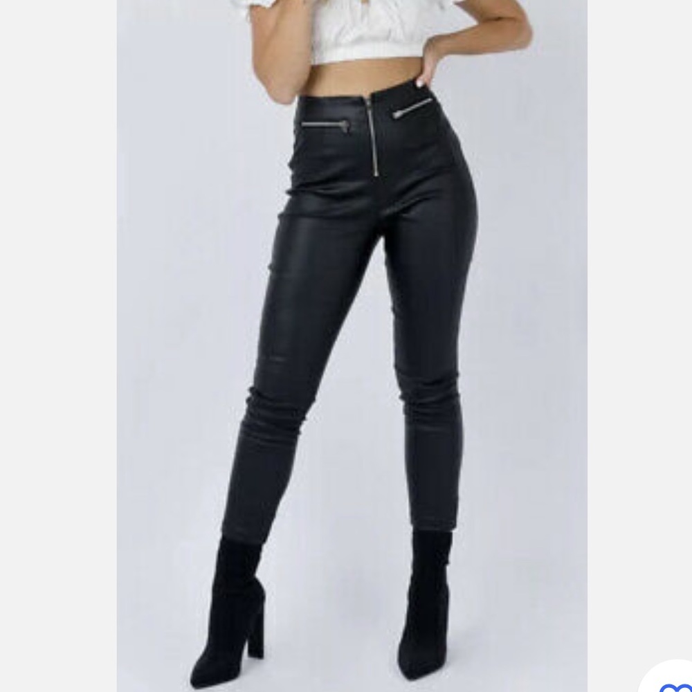 Princess Polly Leather Pants